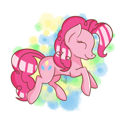 Size: 900x900 | Tagged: safe, artist:everdale, pinkie pie, earth pony, pony, female, mare, simple background, solo, white background