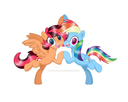 Size: 1280x1024 | Tagged: safe, artist:irennecalder, derpibooru import, rainbow dash, oc, pegasus, pony, base used, deviantart watermark, female, mare, obtrusive watermark, simple background, transparent background, watermark