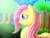 Size: 1024x768 | Tagged: safe, artist:gremlinkun, fluttershy, pegasus, pony, female, mare, solo, tree