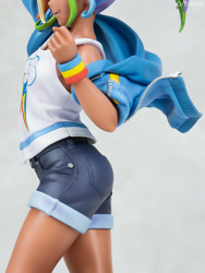 Size: 600x800 | Tagged: safe, derpibooru import, rainbow dash, human, butt, clothes, humanized, jacket, kotobukiya, kotobukiya rainbow dash, nice, sexy