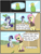 Size: 1536x2048 | Tagged: safe, artist:fimflamfilosophy, fluttershy, rarity, bird, pegasus, pony, unicorn, abuse, burning at the stake, cloud, comic, dialogue, duo, female, flower garland, flutterbuse, fluttershyfriday, garland, mare, rock, sitting, stake, this will end in fire, tied up