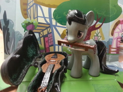 Size: 900x675 | Tagged: safe, artist:balthazar147, octavia melody, earth pony, pony, brushable, custom, irl, photo, toy, violin