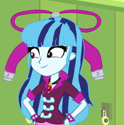 Size: 1020x1024 | Tagged: safe, edit, screencap, sonata dusk, equestria girls, rainbow rocks, giffany, gravity falls, meme, sonata's alternate hairstyle, soos and the real girl