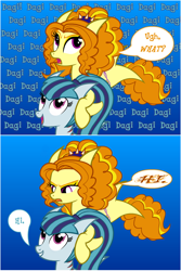 Size: 800x1201 | Tagged: safe, artist:flash equestria photography, adagio dazzle, sonata dusk, kelpie, original species, shark, shark pony, siren, comic, cute, ponified, sonatabetes