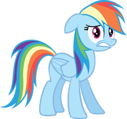 Size: 2534x2367 | Tagged: safe, artist:midnite99, derpibooru import, rainbow dash, pegasus, pony, it's about time, simple background, solo, transparent background, vector