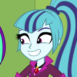 Size: 500x500 | Tagged: safe, screencap, aria blaze, sonata dusk, equestria girls, rainbow rocks, smiling