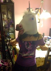 Size: 598x835 | Tagged: safe, derpibooru import, twilight sparkle, human, clothes, drama bait, gianna decarlo, hoers mask, irl, irl human, op failed at starting shit, op is a cuck, photo, t-shirt