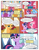 Size: 612x792 | Tagged: safe, artist:newbiespud, derpibooru import, edit, edited screencap, screencap, applejack, berry punch, berryshine, carrot top, fluttershy, golden harvest, pinkie pie, rainbow dash, twilight sparkle, unicorn twilight, earth pony, pegasus, pony, unicorn, comic:friendship is dragons, apple, background pony, background pony audience, bags under eyes, basket, comic, dialogue, female, flying, food, frown, glowing horn, grin, horn, magic, mare, rearing, saddle basket, screencap comic, smiling, telekinesis