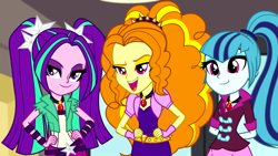 Size: 1280x720 | Tagged: safe, screencap, adagio dazzle, aria blaze, sonata dusk, equestria girls, rainbow rocks, the dazzlings