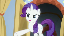 Size: 1366x768 | Tagged: safe, screencap, rarity, pony, unicorn, friendship university, youtube link