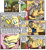 Size: 650x707 | Tagged: safe, artist:foudubulbe, discord, fluttershy, pegasus, pony, dungeons and discords, behaving like a cat, comic, evil fluttershy, evil grin, out of character, pet me