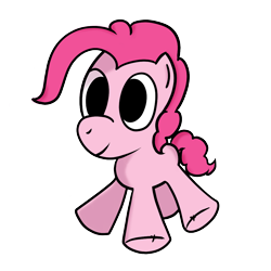 Size: 1028x1028 | Tagged: safe, artist:php47, pinkie pie, earth pony, pony, female, mare, pink coat, pink mane, plushie, solo