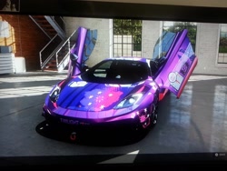 Size: 1024x768 | Tagged: safe, derpibooru import, screencap, twilight sparkle, car, forza motorsport 5, mclaren, mclaren mp4-12c