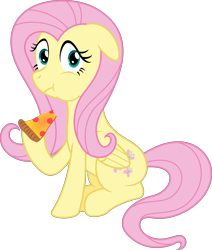 Size: 4238x5000 | Tagged: safe, artist:aethon056, fluttershy, pegasus, pony, absurd resolution, food, pizza, solo