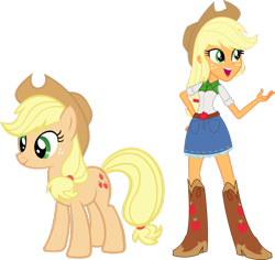 Size: 900x850 | Tagged: safe, artist:quanxaro, part of a set, applejack, equestria girls, human ponidox, palette swap, simple background, transparent background, vector