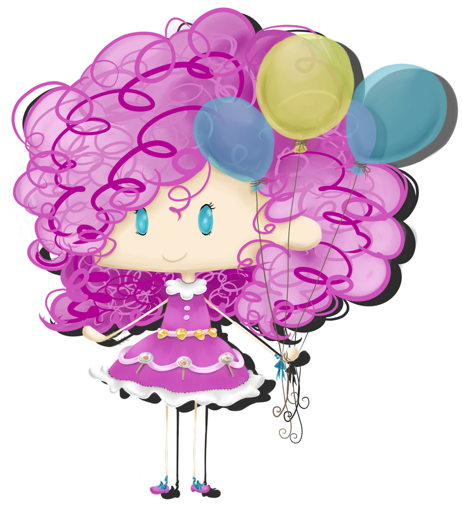 1545381 Safe Artistkitty Airelav Artistvappletree Pinkie Pie Human Balloon Chibi