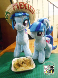 Size: 1024x1365 | Tagged: safe, artist:dekiigroup, sonata dusk, pony, irl, mexico, photo, plushie, ponified, sombrero, taquitos