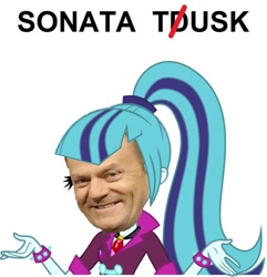 Size: 693x720 | Tagged: safe, edit, sonata dusk, equestria girls, donald tusk, image macro, meme, poland, pun, solo