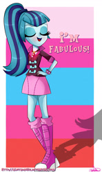 Size: 1300x2200 | Tagged: safe, artist:vixelzf, sonata dusk, equestria girls, rainbow rocks, solo