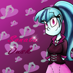 Size: 1024x1024 | Tagged: safe, artist:azulmimi99, sonata dusk, equestria girls, clothes, female