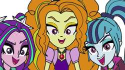 Size: 853x481 | Tagged: safe, artist:natoumjsonic, adagio dazzle, aria blaze, sonata dusk, equestria girls, the dazzlings