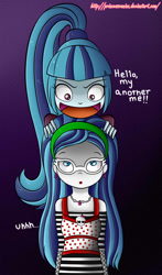 Size: 640x1090 | Tagged: safe, artist:princessvanina, sonata dusk, equestria girls, crossover, ghoulia yelps, monster high