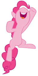 Size: 7000x14000 | Tagged: safe, artist:tardifice, pinkie pie, earth pony, pony, the gift of the maud pie, absurd resolution, photoshop, simple background, solo, transparent background, vector