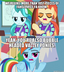Size: 600x674 | Tagged: safe, derpibooru import, edit, edited screencap, screencap, lighthoof, rainbow dash, shimmy shake, pegasus, pony, 2 4 6 greaaat, op is a cuck, op is trying to start shit
