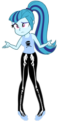 Size: 1112x2304 | Tagged: safe, artist:multilazyazz23, sonata dusk, equestria girls, rainbow rocks, clothes, pastel goth, solo, tanktop, wat