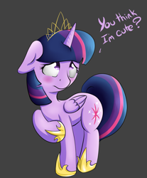 Size: 867x1047 | Tagged: safe, artist:alazak, derpibooru import, twilight sparkle, twilight sparkle (alicorn), alicorn, pony, blushing, female, mare, solo