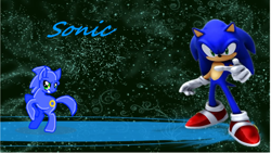 Size: 1920x1080 | Tagged: safe, artist:sondash300, derpibooru import, pony, crossover, ponified, solo, sonic the hedgehog, sonic the hedgehog (series), wallpaper