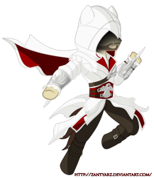 Size: 2000x2299 | Tagged: safe, artist:zantyarz, derpibooru import, assassin's creed, ezio auditore, ponified