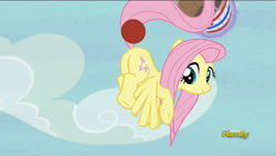 Size: 1920x1080 | Tagged: safe, screencap, fluttershy, pegasus, pony, buckball season, ball, cute, female, flutterbutt, looking back, mare, plot, shyabetes