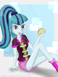 Size: 1200x1600 | Tagged: safe, artist:vanillafox2035, sonata dusk, equestria girls, :p, skinny, solo, sonataco, taco, tongue out