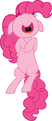 Size: 4983x11662 | Tagged: safe, artist:richhap, pinkie pie, earth pony, pony, absurd resolution, floppy ears, lying, on back, simple background, solo, transparent background, vector