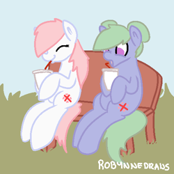 Size: 500x500 | Tagged: safe, artist:robynne, nurse redheart, nurse tenderheart, earth pony, pony