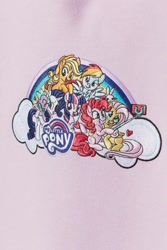 Size: 396x594 | Tagged: safe, derpibooru import, angel bunny, applejack, fluttershy, pinkie pie, rainbow dash, rarity, spike, twilight sparkle, dragon, earth pony, pegasus, pony, unicorn, my little pony logo, selfie stick