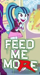 Size: 247x466 | Tagged: safe, sonata dusk, equestria girls, image macro, meme, ryback, solo focus, taco tuesday, wrestling, wwe