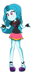 Size: 3574x8000 | Tagged: safe, artist:2-lettdodd, sonata dusk, equestria girls, rainbow rocks, alternate costumes, alternate hairstyle, clothes, cropped, cute, fingerless gloves, gloves, loose hair, skirt, smiling, solo, sonatabetes