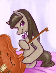 Size: 850x1100 | Tagged: safe, artist:seriocomic, octavia melody, earth pony, pony, cello, musical instrument, solo