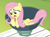 Size: 611x453 | Tagged: safe, screencap, fluttershy, pegasus, pony, buckball season, clothes, solo