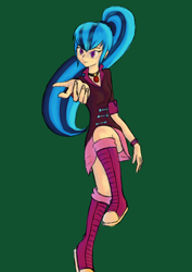 Size: 1240x1754 | Tagged: safe, artist:junker-kun, sonata dusk, equestria girls, looking at you, solo