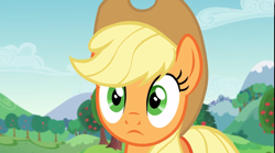 Size: 1921x1071 | Tagged: safe, screencap, applejack, earth pony, pony, the mane attraction, female, mare, solo