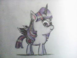 Size: 640x480 | Tagged: safe, artist:ponylockseedtum, derpibooru import, twilight sparkle, twilight sparkle (alicorn), alicorn, pony, traditional art, wings