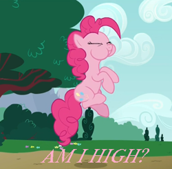 Size: 564x552 | Tagged: safe, screencap, pinkie pie, pony, 28 pranks later, cropped, puffy cheeks, solo