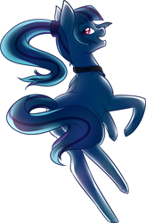 Size: 1496x2283 | Tagged: safe, artist:goda900, sonata dusk, clothes, female, ponified, solo, two toned hair