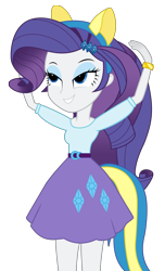 Size: 2937x4842 | Tagged: safe, artist:muhjob, rarity, equestria girls, equestria girls (movie), female, lidded eyes, pony ears, simple background, solo, transparent background, vector, wondercolts