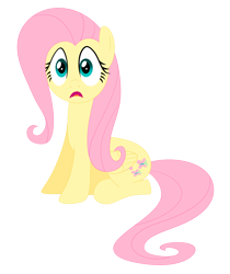 Size: 3531x4212 | Tagged: safe, artist:mirrorcrescent, fluttershy, pegasus, pony, female, mare, solo, surprised