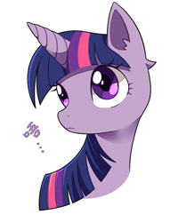 Size: 467x583 | Tagged: safe, artist:tomato mameta, derpibooru import, twilight sparkle, bust, pixiv, portrait, solo