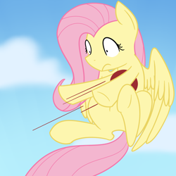 Size: 2000x2000 | Tagged: safe, artist:alexi148, fluttershy, pegasus, pony, buckball season, ball, buckball, solo